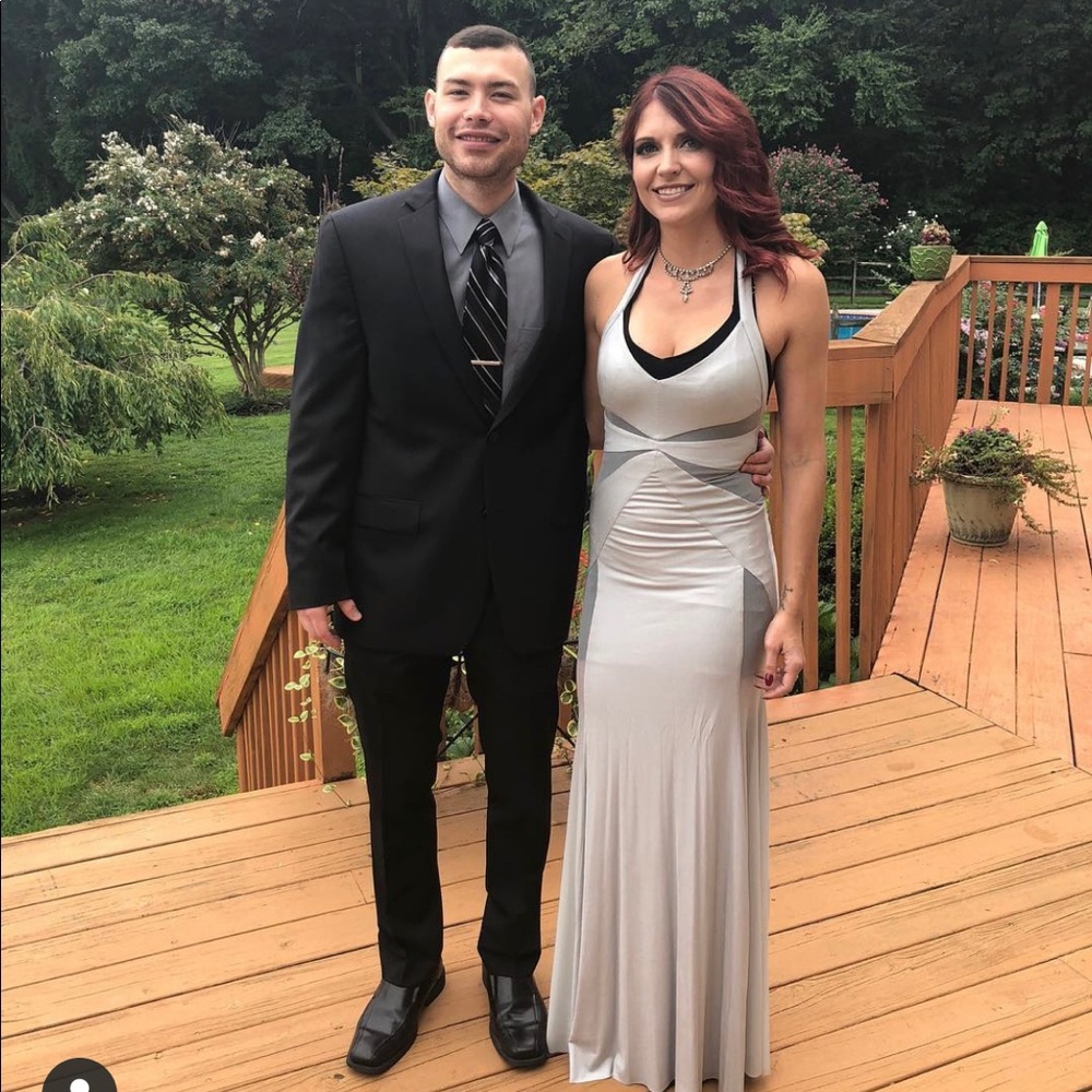 Long Sheer Cut-out Dress